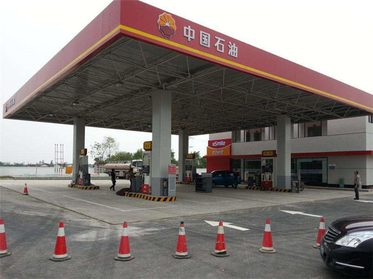 攀枝花加油站钢结构网架案例20